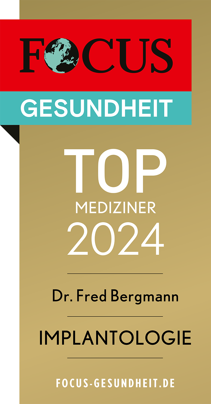 zahnarzt dr bergmann focus siegel mediziner implantologie 2024 s - Praxis Dr. med. dent. Bergmann & Kollegen | Zentrum für Zahngesundheit